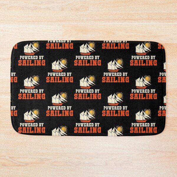 Item preview, Powered By Sailing Boat Captain Sailors designed and sold by lloyd68.