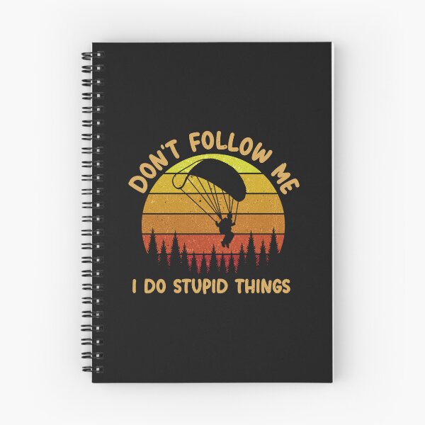 Item preview, Don't Follow Me I Do Stupid Things Vintage Skydiving  designed and sold by VisualPretty.