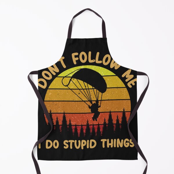 Item preview, Don't Follow Me I Do Stupid Things Vintage Skydiving  designed and sold by VisualPretty.