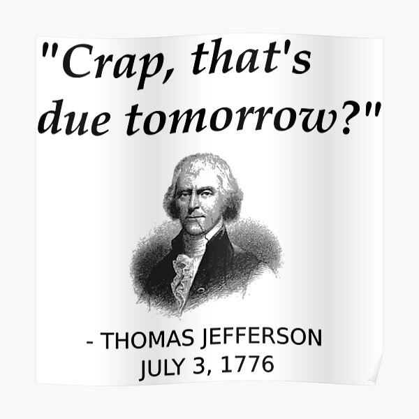 Independence Day USA History Poster