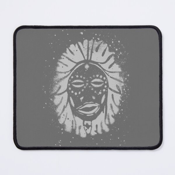 Item preview, Shaman mask in grey designed and sold by Anomalypark.