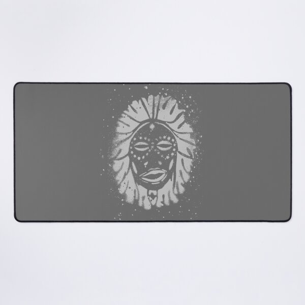 Item preview, Shaman mask in grey designed and sold by Anomalypark.