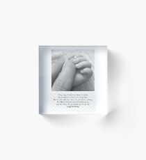 Happy birthday from a father to a son Acrylic Block