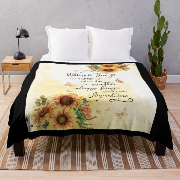Item preview, Butterfly Sunflower Faith Wherever You Go Always Bring Your Own Sunshine designed and sold by HeinoWill.