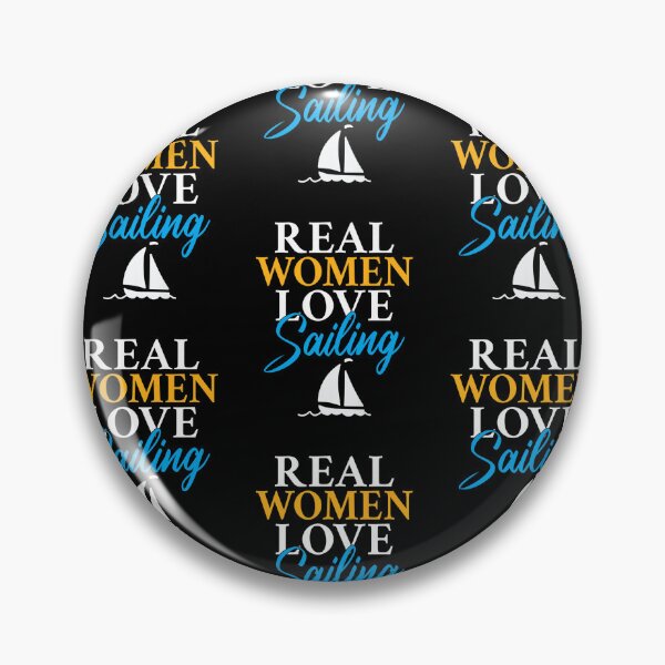 Item preview, Real Women Love Sailing Boat Captain Sailors designed and sold by lloyd68.