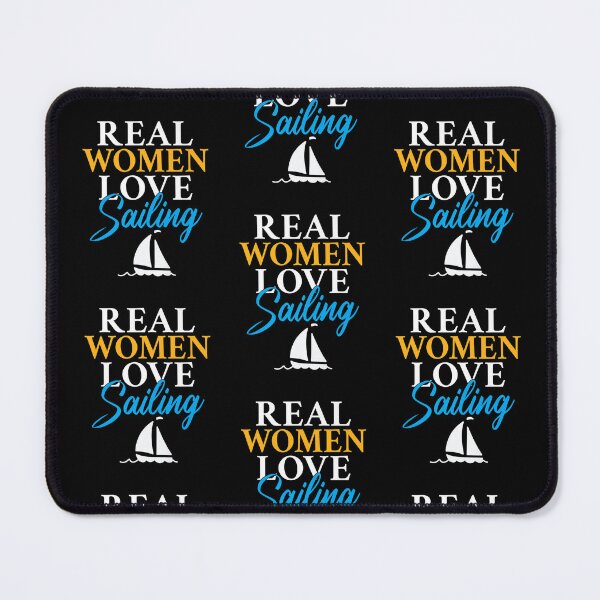 Item preview, Real Women Love Sailing Boat Captain Sailors designed and sold by lloyd68.