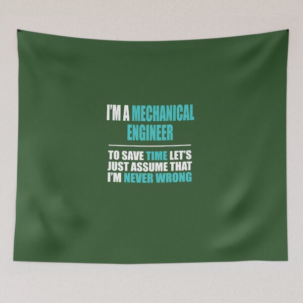 Item preview, Mechanical Engineer Assume Never Wrong  designed and sold by AlwaysAwesome.
