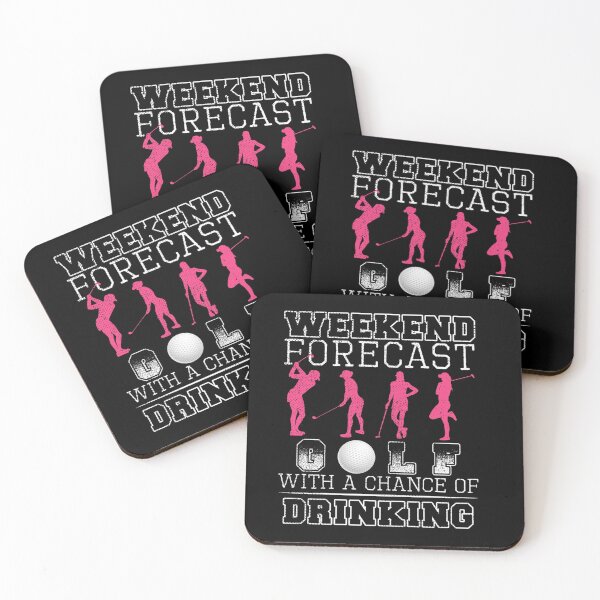 Item preview, Weekend Forecast Golf With A Chance Of Drinking Classic T-Shirt designed and sold by cleoangelalc.