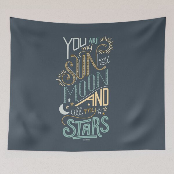 Item preview, You Are My Sun, My Moon and All My Stars Love Nursery Design designed and sold by wickedpaper.