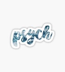 Psych: Stickers | Redbubble