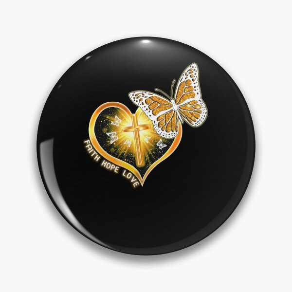 Item preview, Faith Hope Love Heart Butterfly Christian Cross designed and sold by tammyrange.