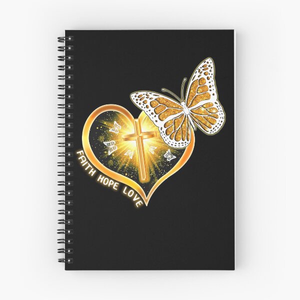 Item preview, Faith Hope Love Heart Butterfly Christian Cross designed and sold by tammyrange.