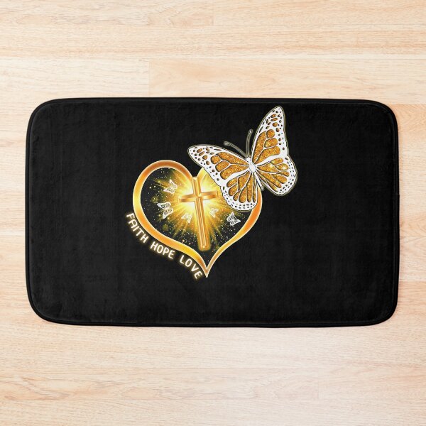 Item preview, Faith Hope Love Heart Butterfly Christian Cross designed and sold by tammyrange.
