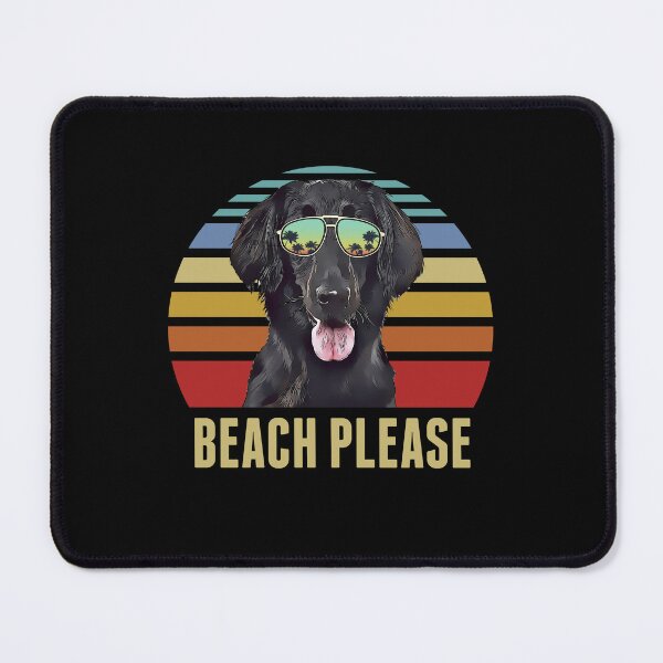 Item preview, Beach Please Flat-Coated Retrievers Dog Funny Summer designed and sold by tigaaadrivaaa.