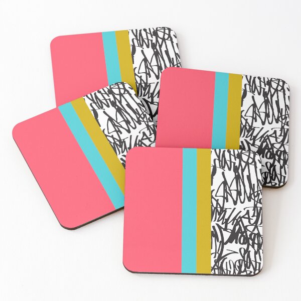 Item preview, Coral Blue Graffiti designed and sold by Irena Orlov.