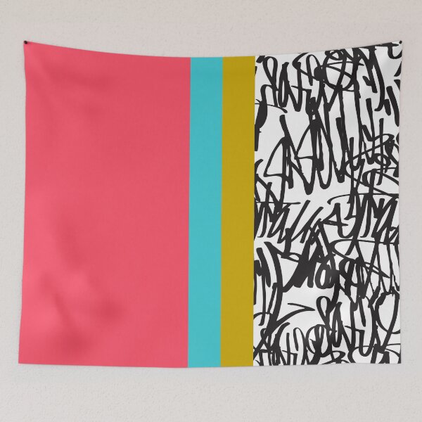 Item preview, Coral Blue Graffiti designed and sold by Irena Orlov.