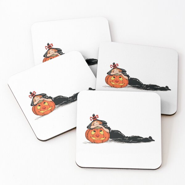 Item preview, Cute Witch on A Pumpkin designed and sold by ArtEntwined.