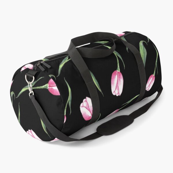 Item preview, Red Tulips Pattern best for Pillow,bath mats,shower curtain,throw blankets and tapestries designed and sold by Fairies Flower  Garden.