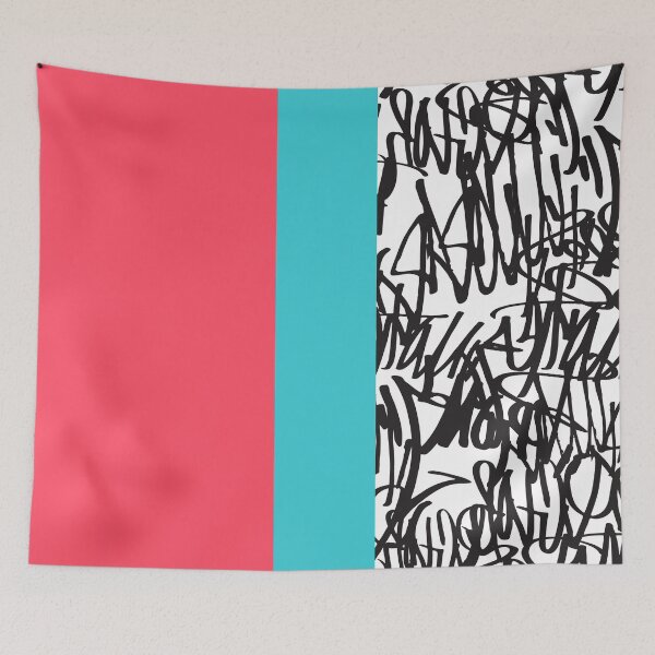 Item preview, Coral Blue Graffiti 2 designed and sold by Irena Orlov.