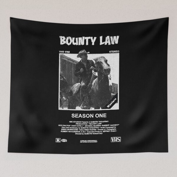 Item preview, Fansart Bounty Law VHS Once Upon A In Hollywood Fiction  designed and sold by CarrieClark1110.