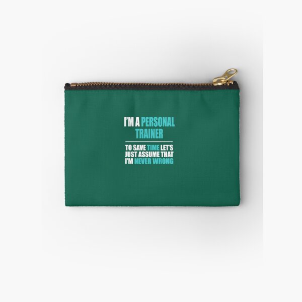 Item preview, Personal Trainer Assume I'm Never Wrong  designed and sold by AlwaysAwesome.