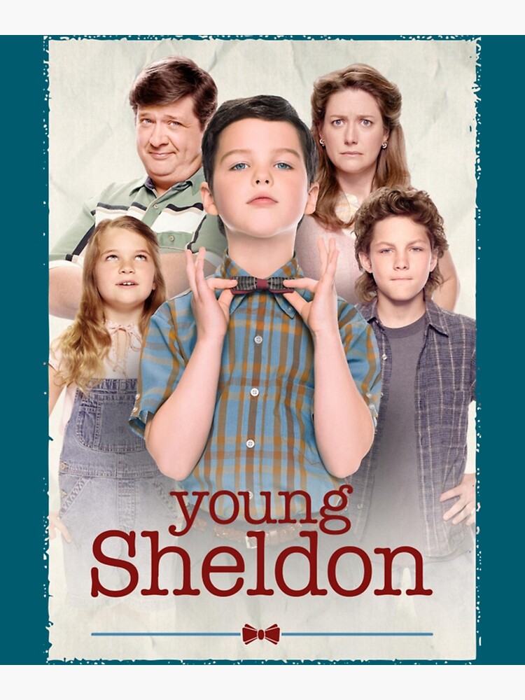 "YOUNG SHELDON " Poster for Sale by SimmonsKeisha Redbubble