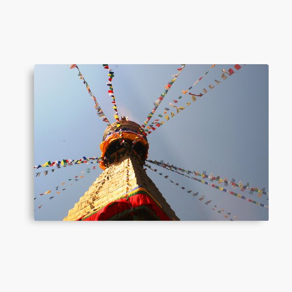 Swayambhunath Stupa- Nepal Metal Print