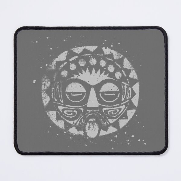Item preview, Aztec mask in grey designed and sold by Anomalypark.