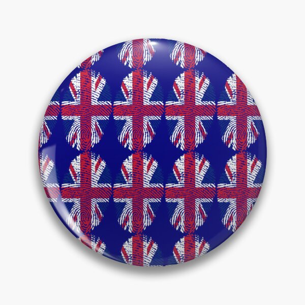 Item preview, Fingerprint Thumbprint UK England United Kingdom Great Britain designed and sold by Draculaura2009.