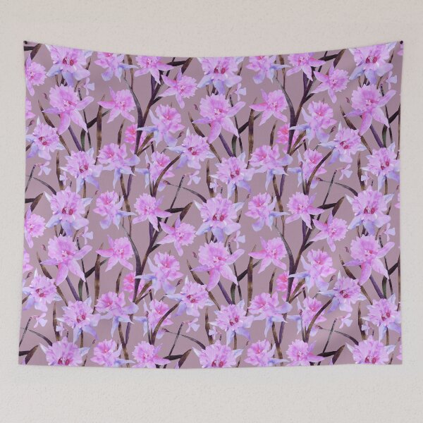 Item preview, Pink Daffodil Pattern designed and sold by Sketchbook Designs.