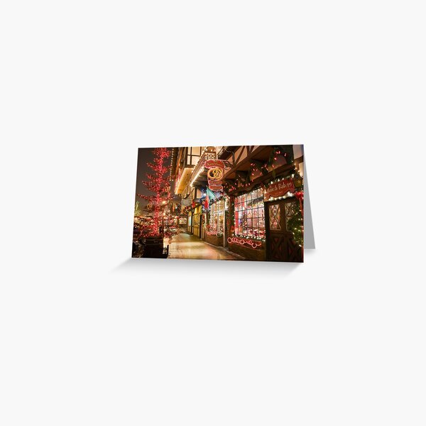 Holiday Window Shopping Greeting Card