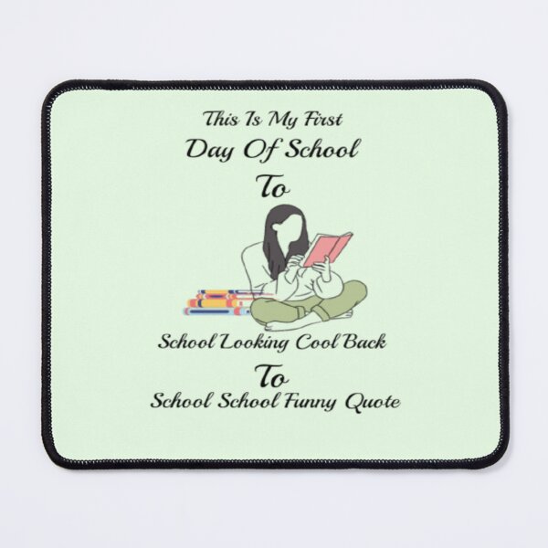 Item preview, This Is My First Day Of School To School Looking Cool Back To School School Funny Quote sticker  designed and sold by moh sae.