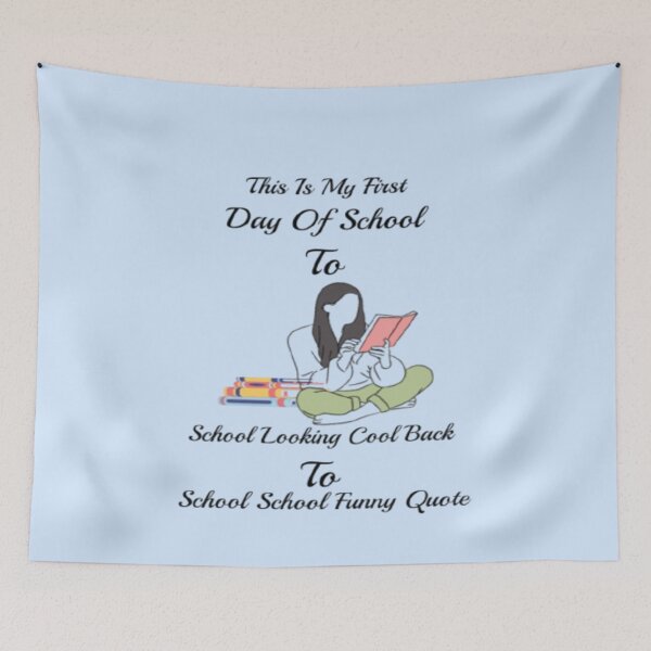 Item preview, This Is My First Day Of School To School Looking Cool Back To School School Funny Quote sticker  designed and sold by moh sae.