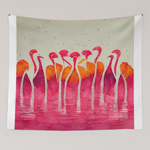 Item preview, Flamingo Tea Party designed and sold by pekulir.