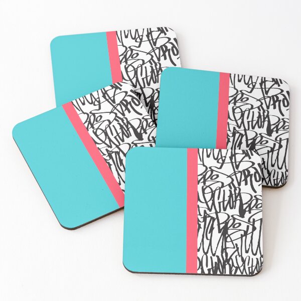 Item preview, Coral Blue Graffiti 2 designed and sold by Irena Orlov.
