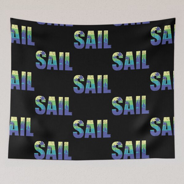Item preview, Sail Sailboat Vintage Retro Palm Tree designed and sold by lloyd68.
