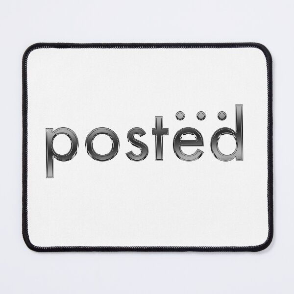 Item preview, Metalic Grey Posted designed and sold by PostedArt.