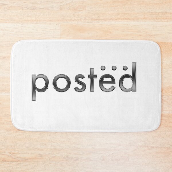 Item preview, Metalic Grey Posted designed and sold by PostedArt.