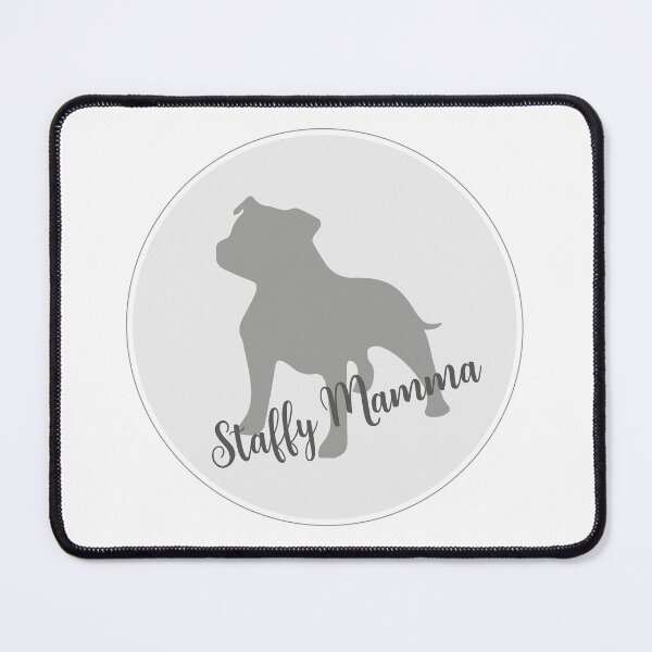 Item preview, Staffy Mamma- Grey designed and sold by Cmdesign-s.