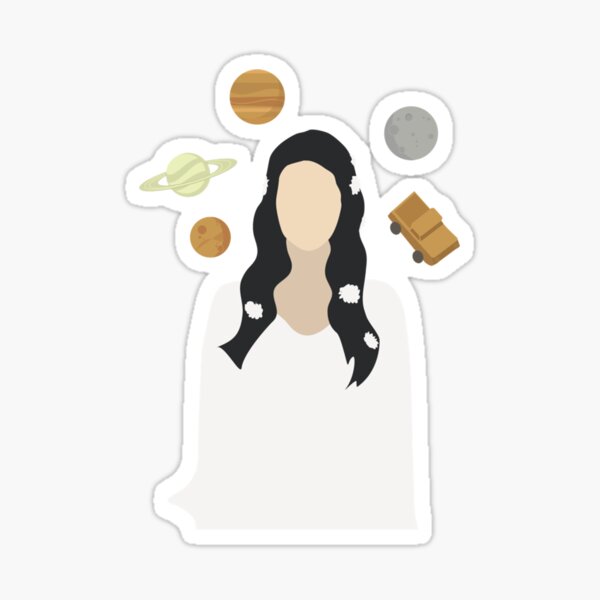 Lana del Rey Sticker  Adesivos sticker, Adesivos para impressão, Adesivos