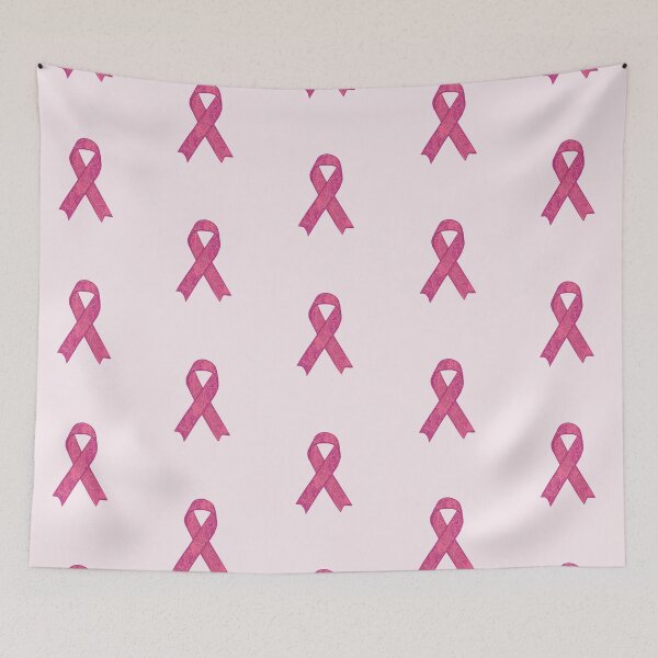 Item preview, Breast Cancer Awareness Ribbon With Butterfly Print designed and sold by DreamFruit11.