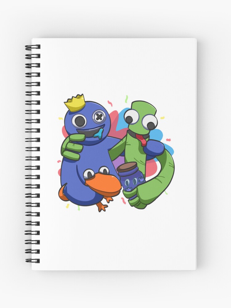 rainbow friends game Spiral Notebook for Sale by malta-bella