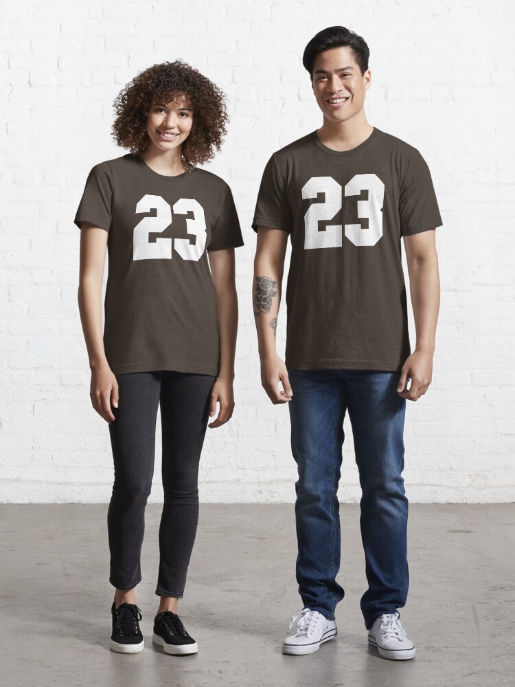 23 Number Cleveland Sports Twenty-Three Brown Jersey | Sticker