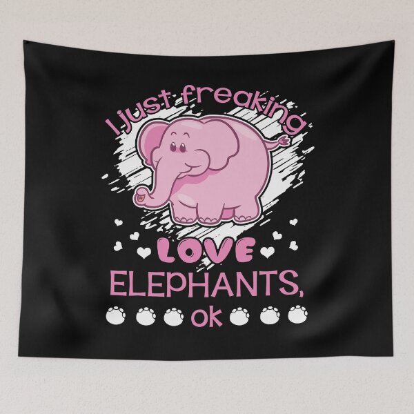 Item preview, Elephant - Freaking Love Elephants designed and sold by UnknownArtistt.