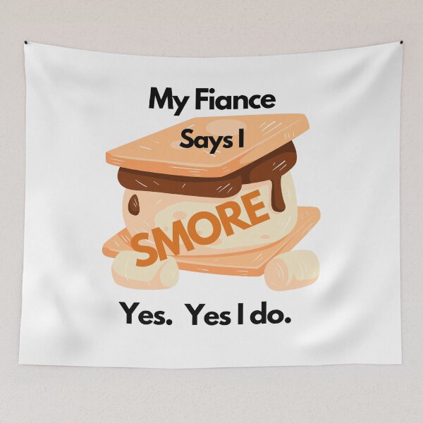 Item preview, My Fiancé Says I Smore Snoring Funny Snore Smores Joke designed and sold by OutdoorsZee1.