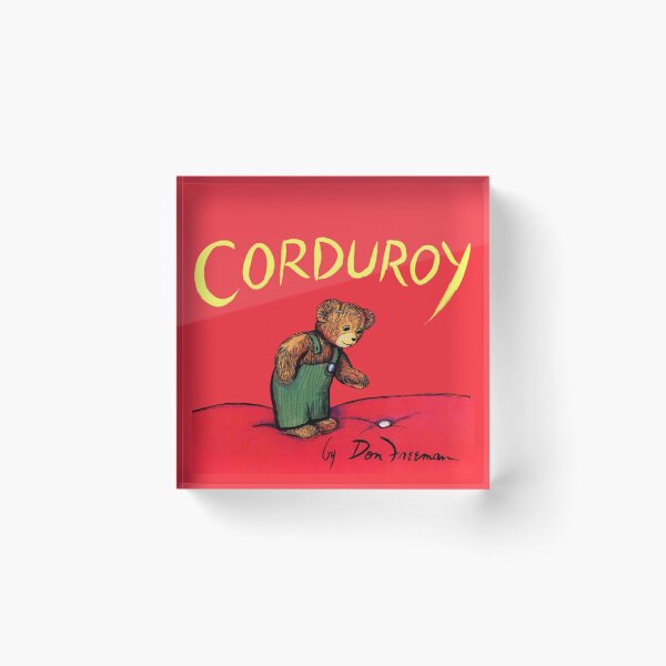 Corduroy Bear classic cover illustration  Acrylic Block