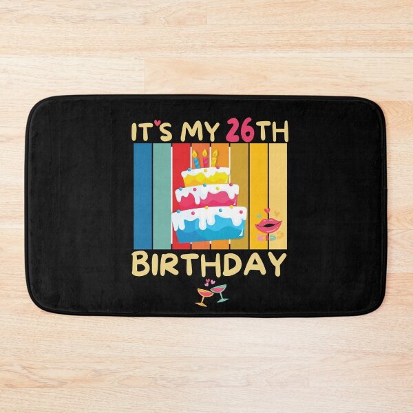 Item preview, It's My 26th Birthday Years with Bday Sweetie Cake designed and sold by CoolCreative.