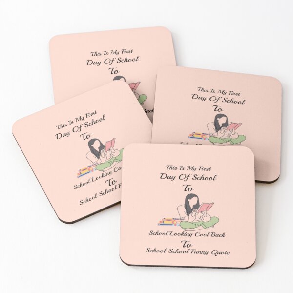 Item preview, This Is My First Day Of School To School Looking Cool Back To School School Funny Quote sticker  designed and sold by moh sae.