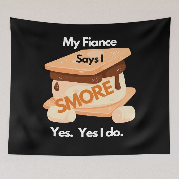 Item preview, My Fiancé Says I Smore Snoring Funny Snore Smores Joke designed and sold by OutdoorsZee1.