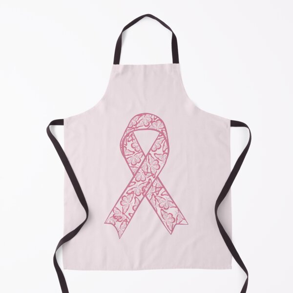 Item preview, Transparent Breast Cancer Awareness Ribbon With Butterfly Print designed and sold by DreamFruit11.